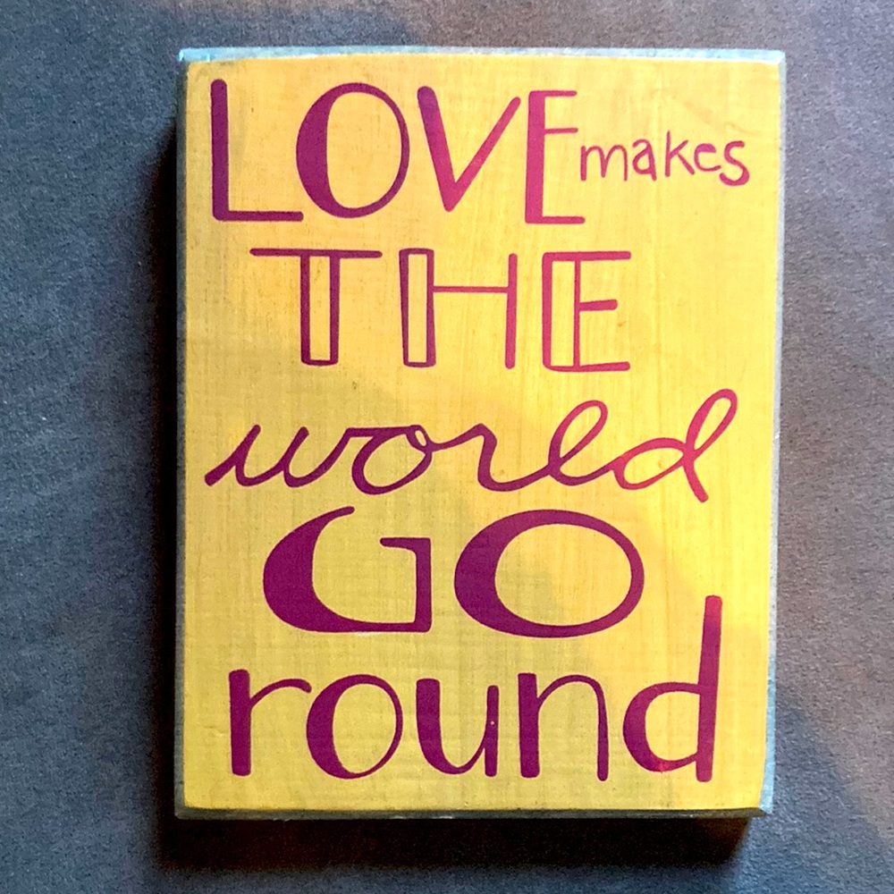 Love sign wall art
